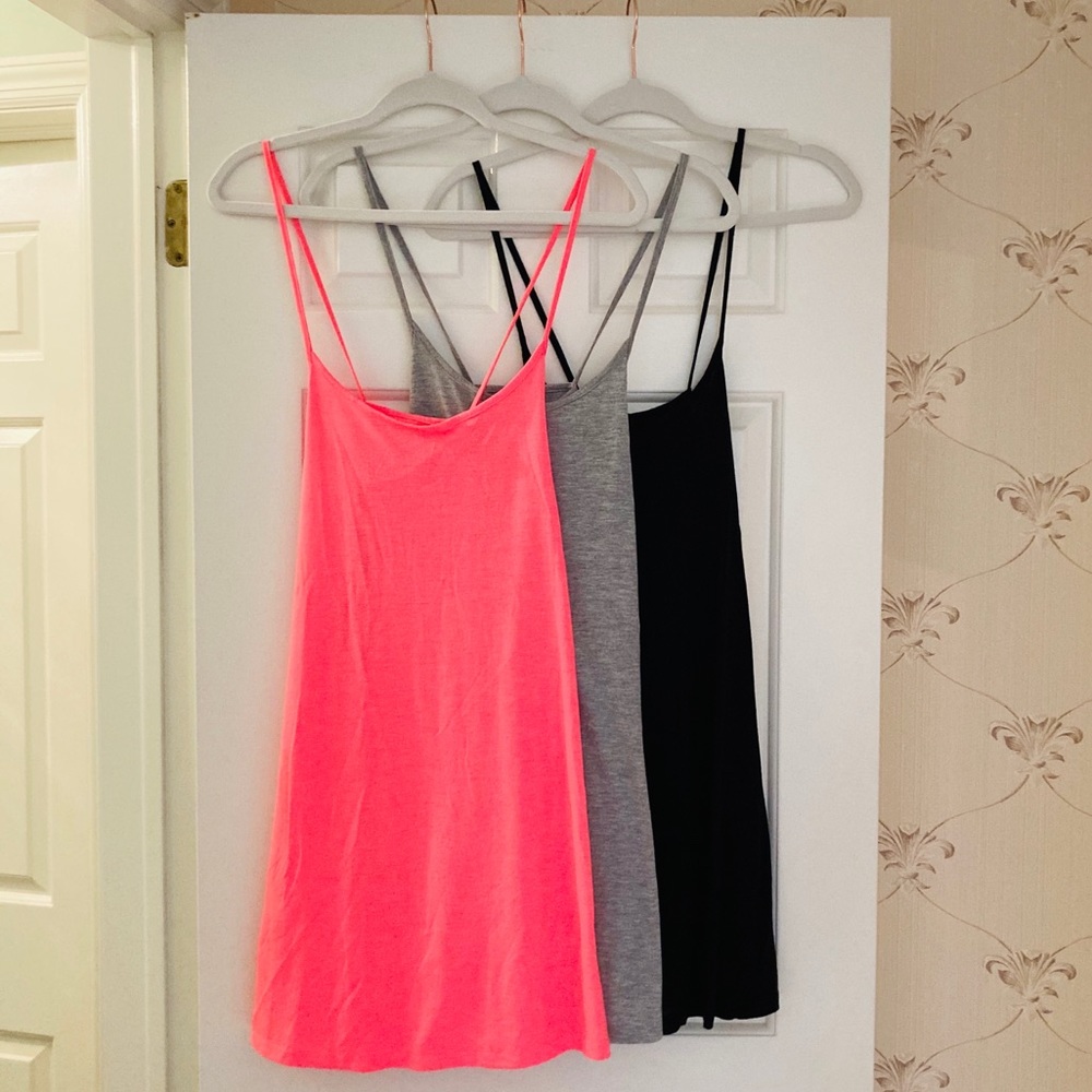 LOT of 3 NEW H&M Spaghetti Strap Dresses XS